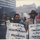 Shepard protesting in 1988.